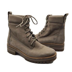 TIMBERLAND Courmayeur  Boots combat Taupe Nubuck Leather  US 10 EUR 41.5 new